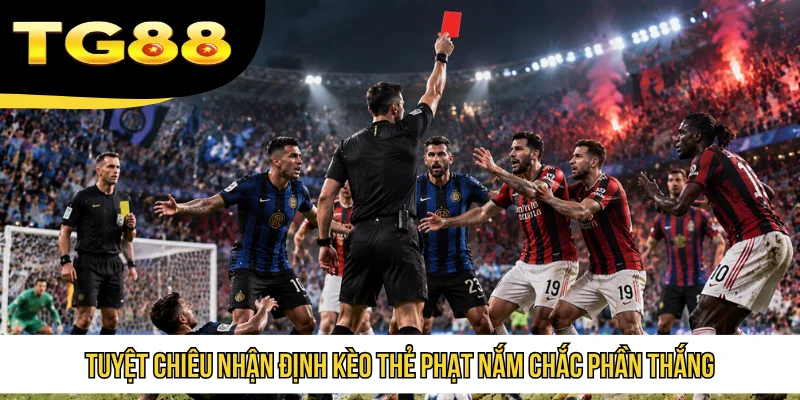 Tuyệt chiêu nhận định kèo thẻ phạt nắm chắc phần thắng